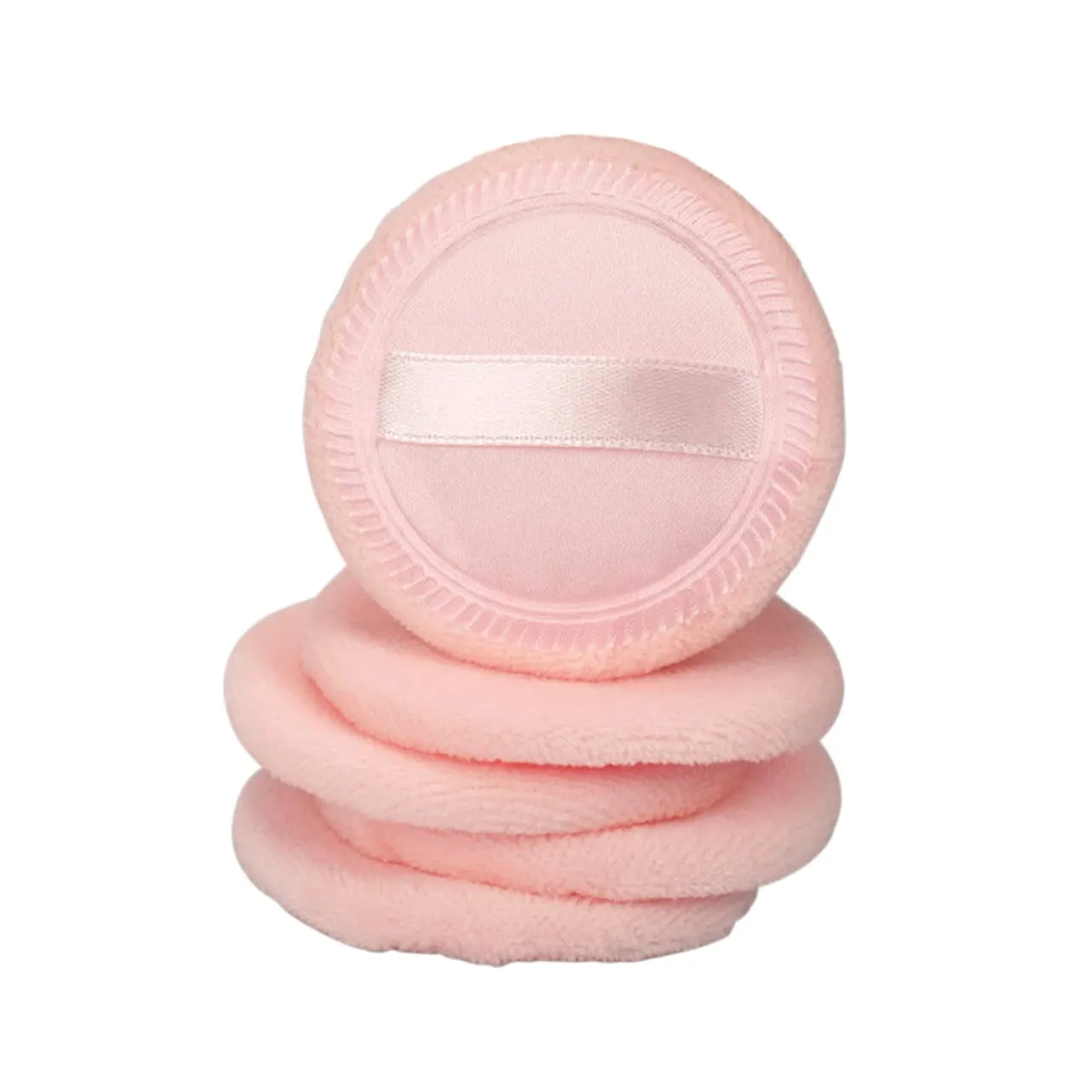 Gatuida Loose Powder Puff Set 5pcs Round Makeup Powder Puff Sponge Perfect for Home and Travel