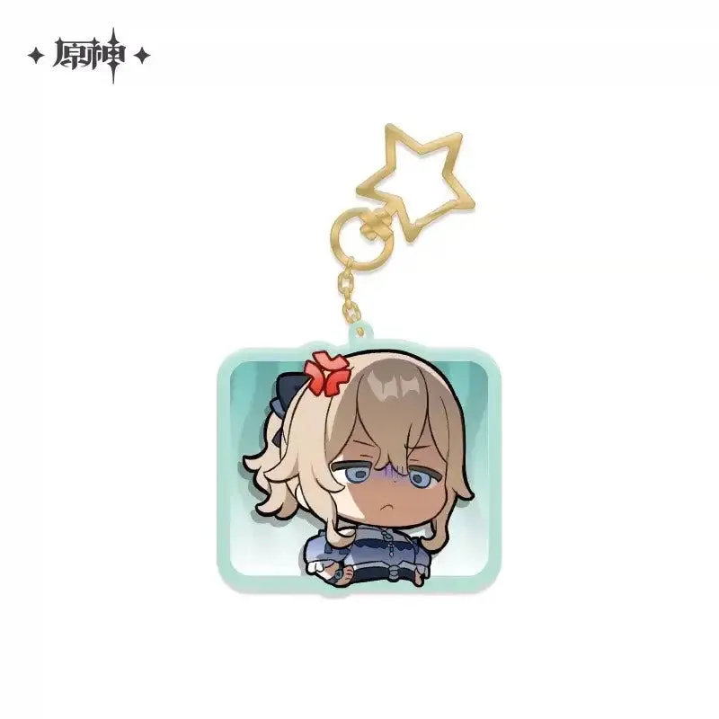 Genshin Impact - Inazuma Chibi Emoji Acrylic Keychain Charms 2.0