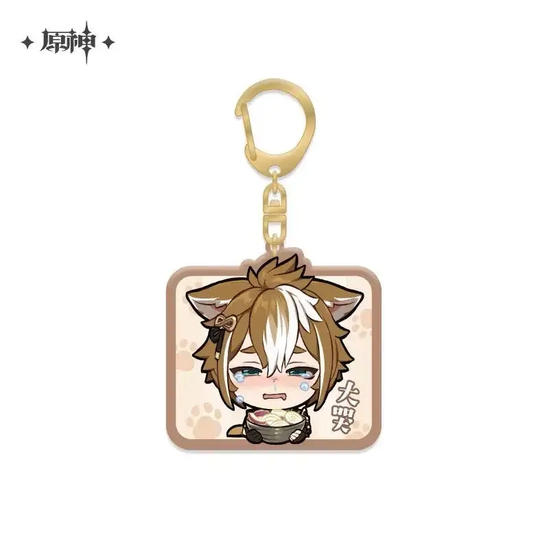 Genshin Impact - Inazuma Chibi Emoji Acrylic Keychain Charms 2.0