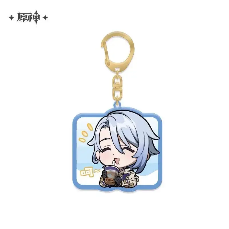 Genshin Impact - Inazuma Chibi Emoji Acrylic Keychain Charms 2.0