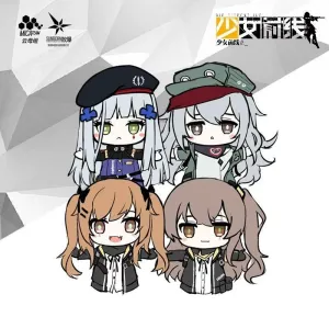 Girls' Frontline - Squad 404 Hand Puppet Plush (UMP45, UMP9, HK416, G11)