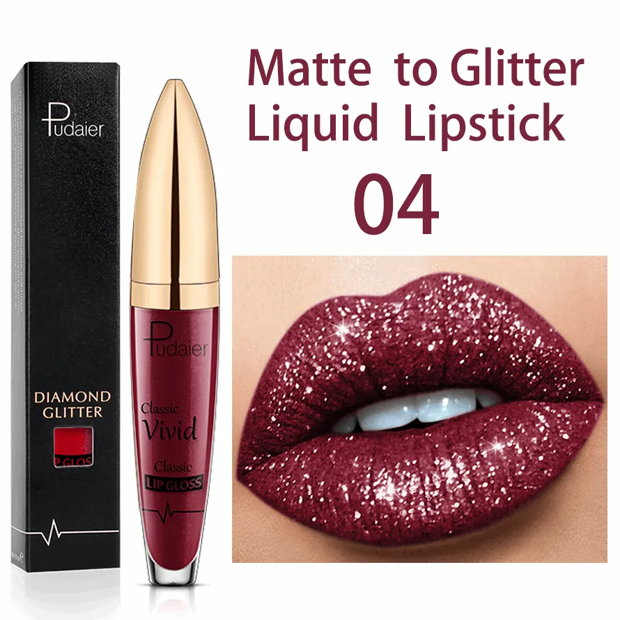 Glitter Shiny Lip Gloss : GlossyGleam Shine