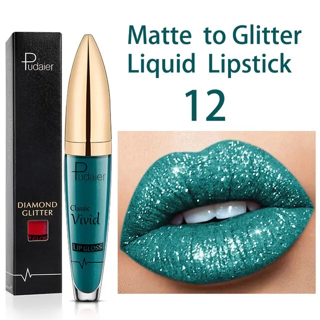 Glitter Shiny Lip Gloss : GlossyGleam Shine