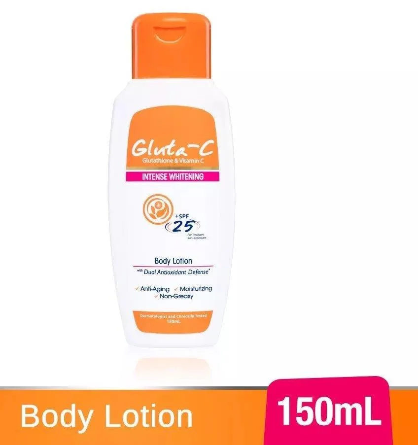 Gluta-C Intense Whitening Body Lotion with SPF 25 - 150ml