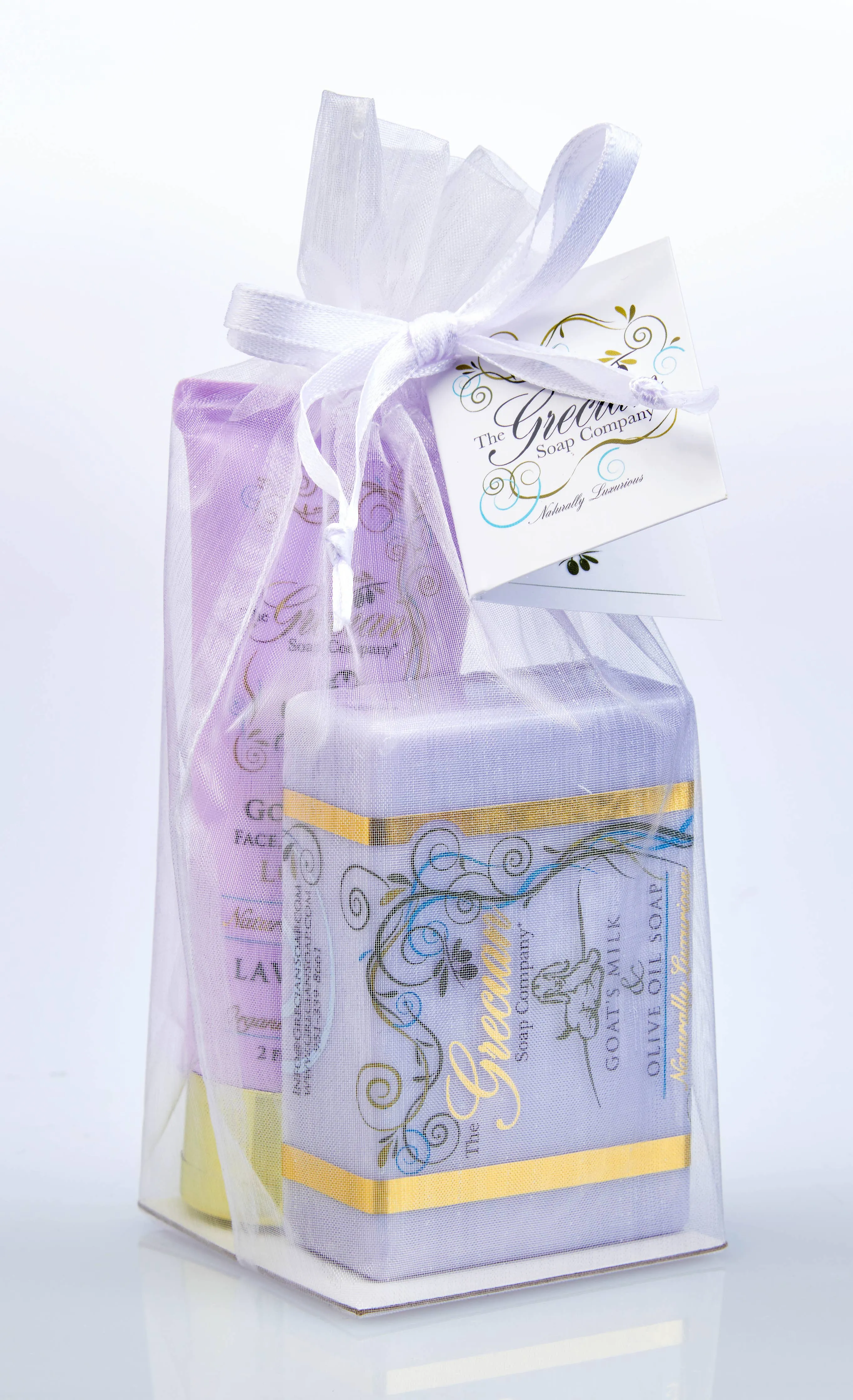 Goat Milk Relaxation Organic Soap and Lotion Gift Set: Plumeria