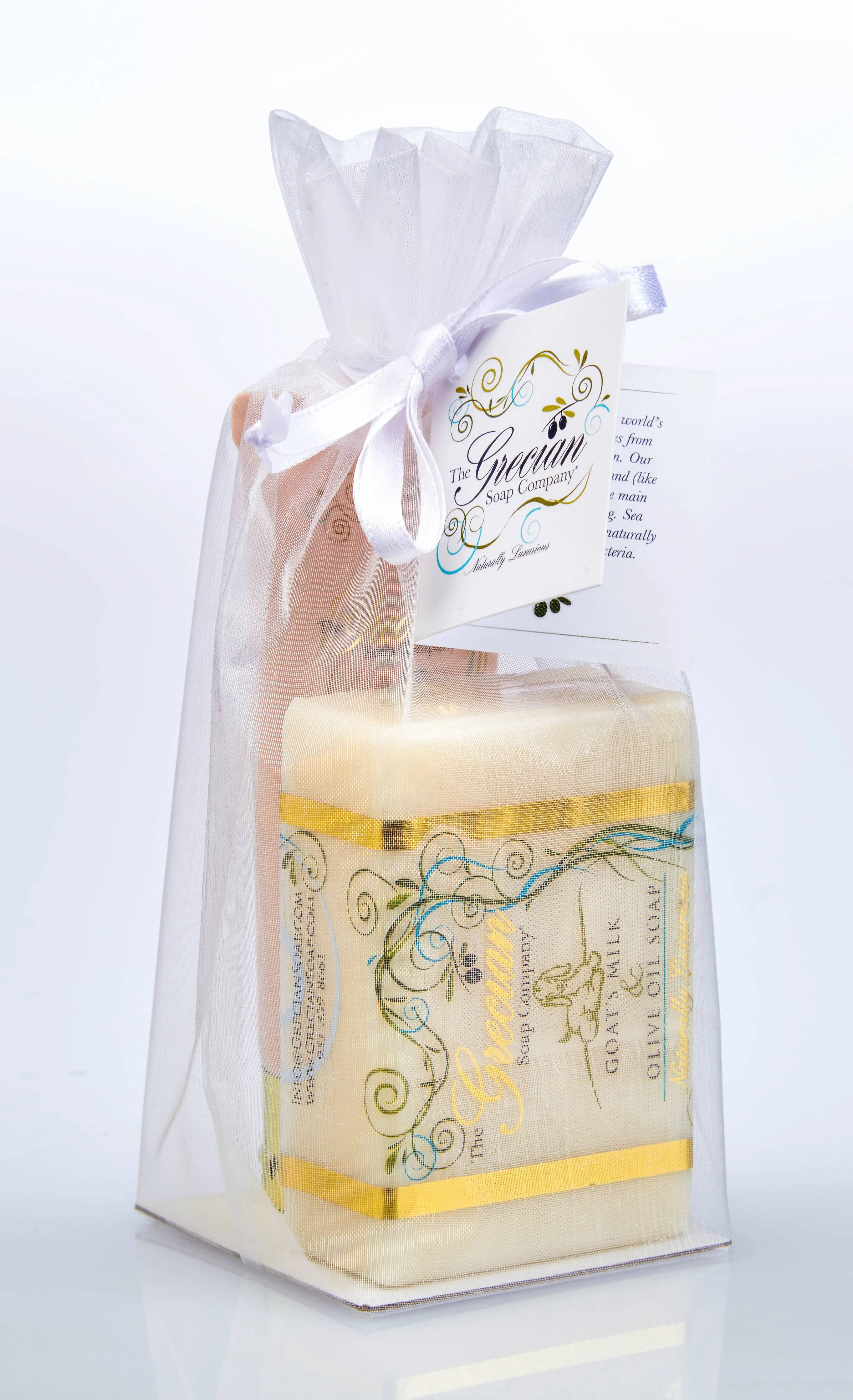 Goat Milk Relaxation Organic Soap and Lotion Gift Set: Plumeria