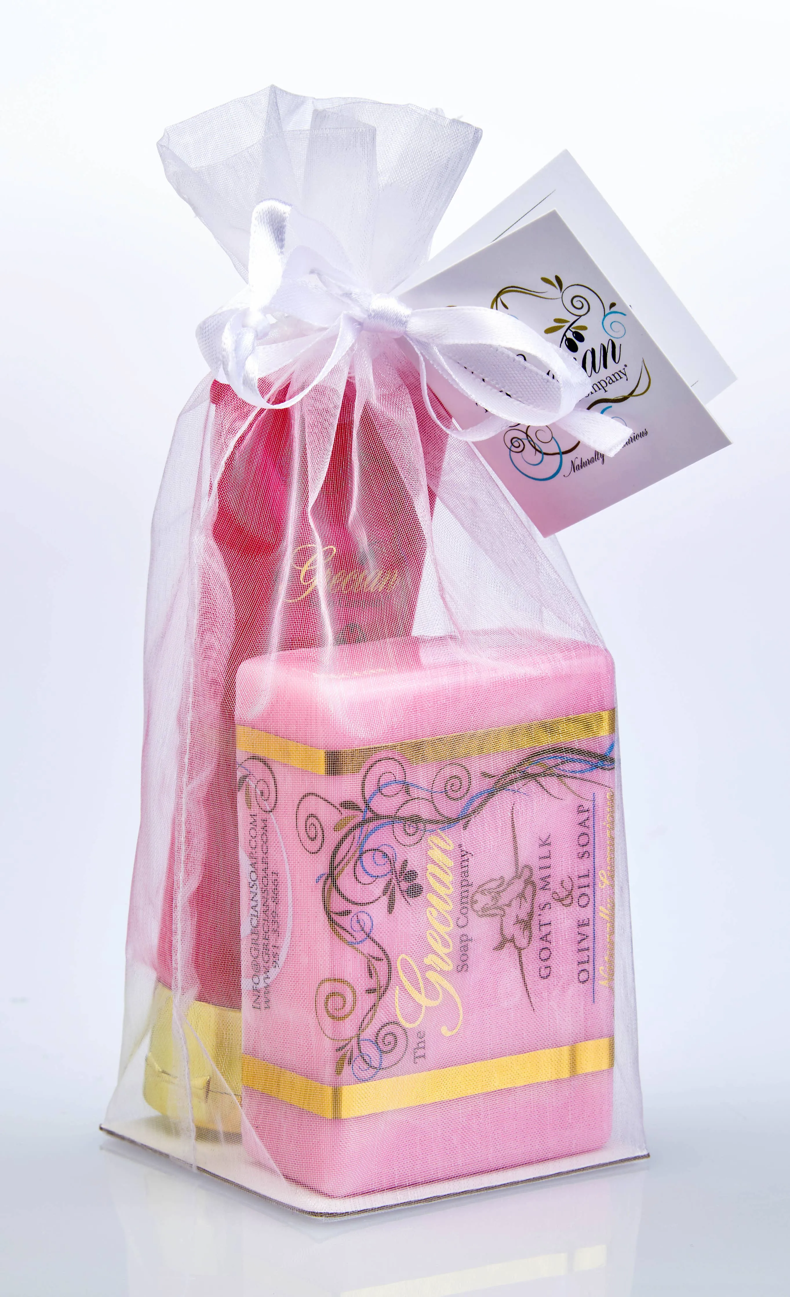 Goat Milk Relaxation Organic Soap and Lotion Gift Set: Plumeria