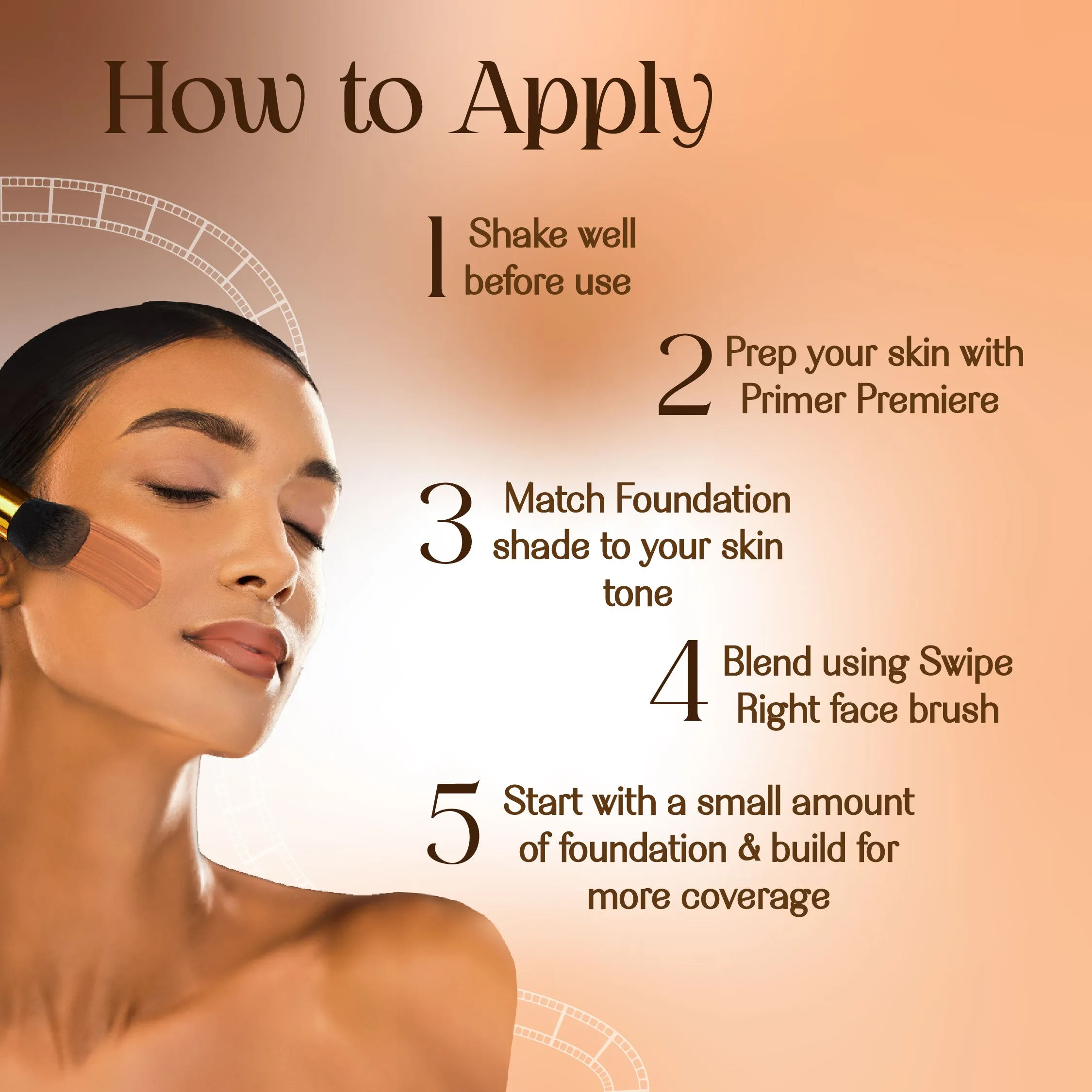 Golden Talkies- Lights Camera Foundation  4K Matte Finish