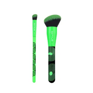 Gothlo™2PCS, Fluorescence Makeup Brush Set
