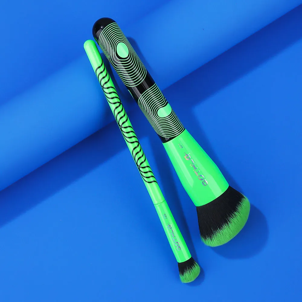 Gothlo™2PCS, Fluorescence Makeup Brush Set