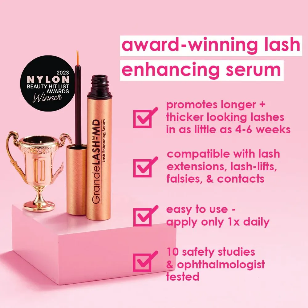 Grande Cosmetics GrandeLASH-MD Lash Enhancing Serum 2 ml, 3 Month Supply
