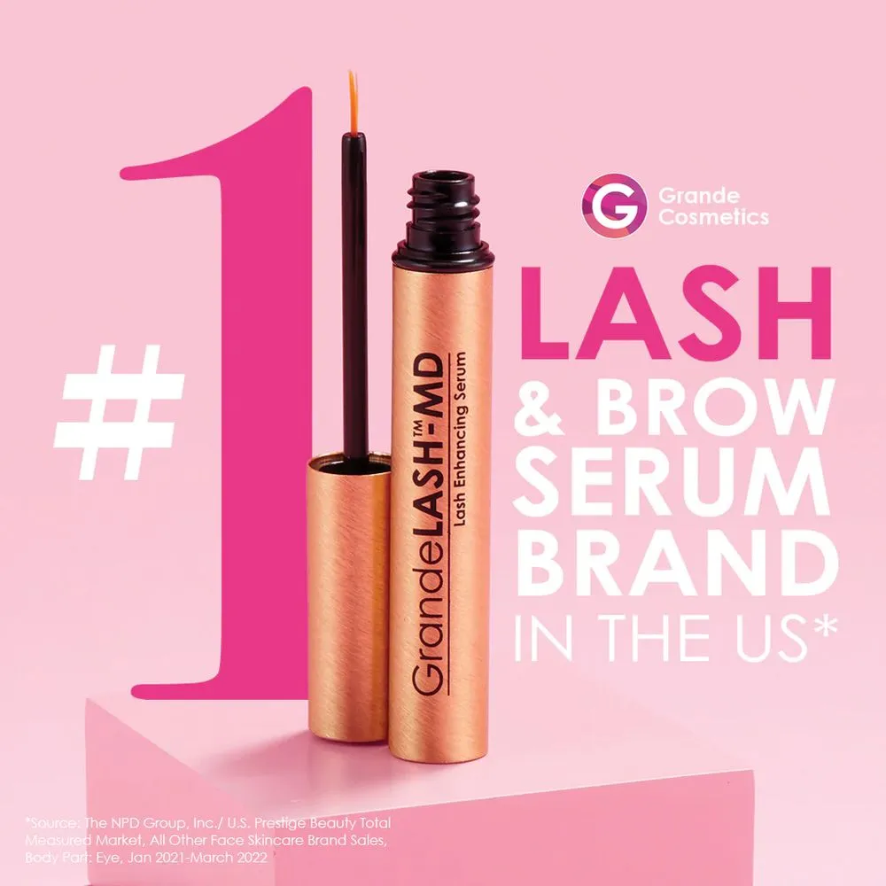 Grande Cosmetics GrandeLASH-MD Lash Enhancing Serum 2 ml, 3 Month Supply
