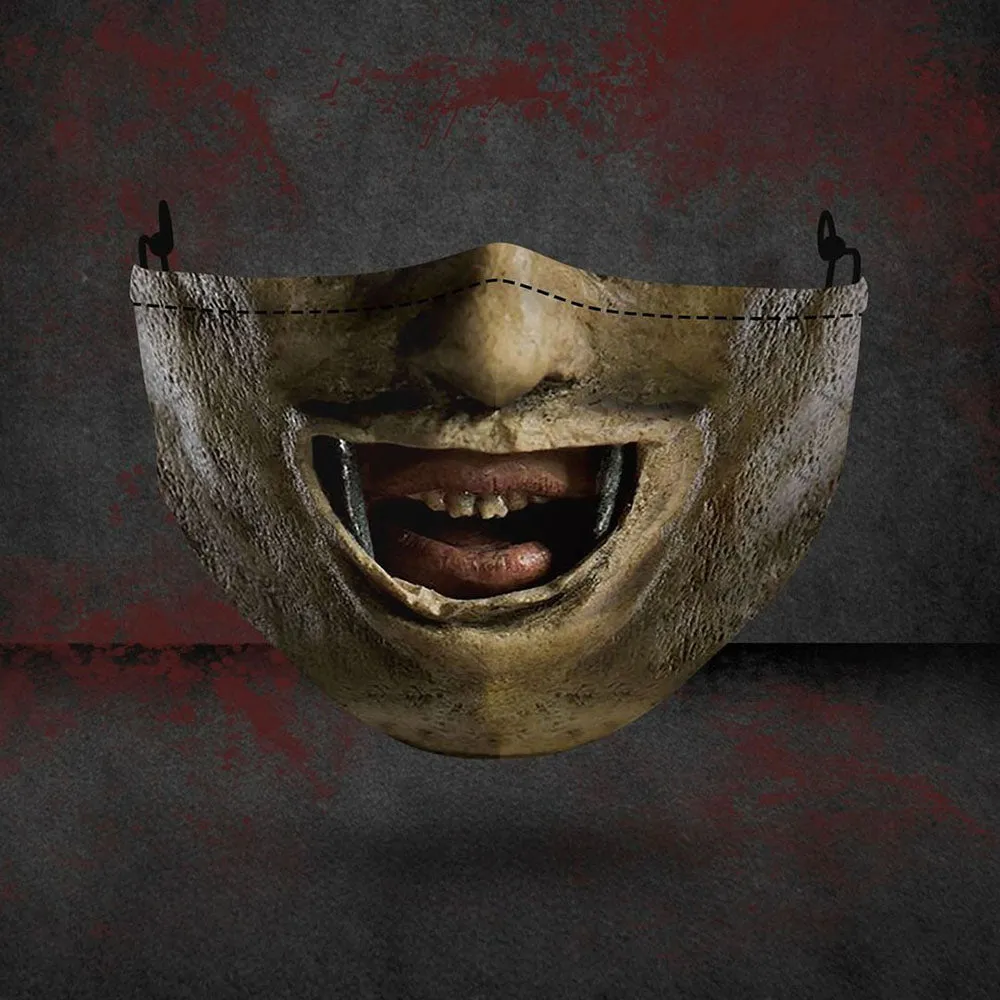 Halloween Women Adult Masks Face Protection Dust-Proof Monster Chainsaw-Fright Cosplay Funny Sports Washable Men Hulk-Mask