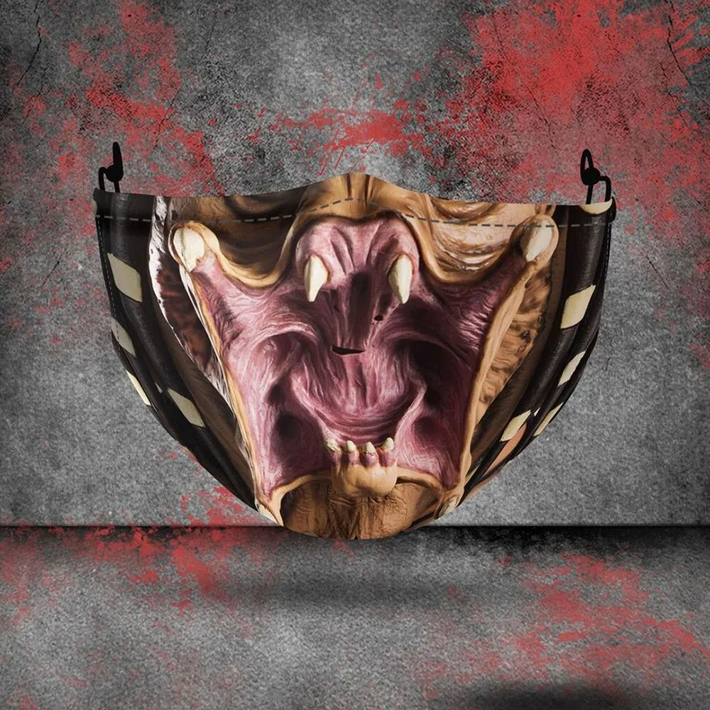 Halloween Women Adult Masks Face Protection Dust-Proof Monster Chainsaw-Fright Cosplay Funny Sports Washable Men Hulk-Mask