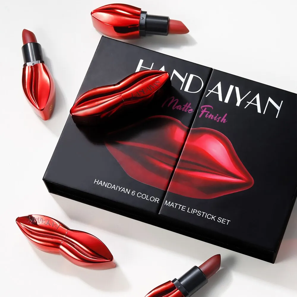 HANDAIYAN Big Mouth Nude Waterproof Long-Lasting Lip Stick