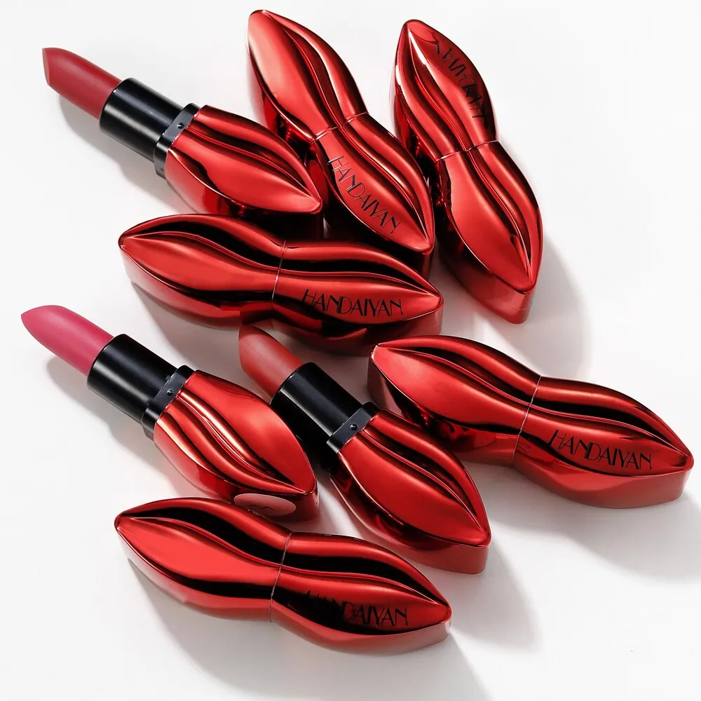 HANDAIYAN Big Mouth Nude Waterproof Long-Lasting Lip Stick