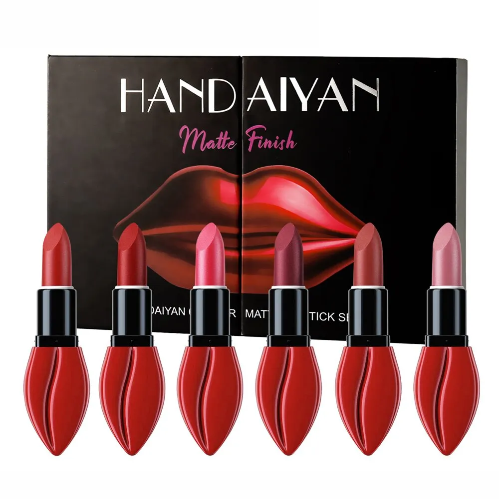 HANDAIYAN Big Mouth Nude Waterproof Long-Lasting Lip Stick