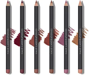 HAUS LABORATORIES By Lady Gaga: RIP LIP LINER SET | (Up to $96 Value) Matte Water-Resistant Lip Liner Pencil Available in Sets, Precise & Longwearing Lip Liner or Lipstick Finish, Vegan & Cruelty-Free
