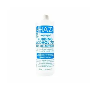 Haz Isoprolyl Rubbing Alcohol First Aid Anti Septic 500ml
