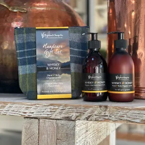 Highland Soap Company Whisky and Honey Handcare Gift Set