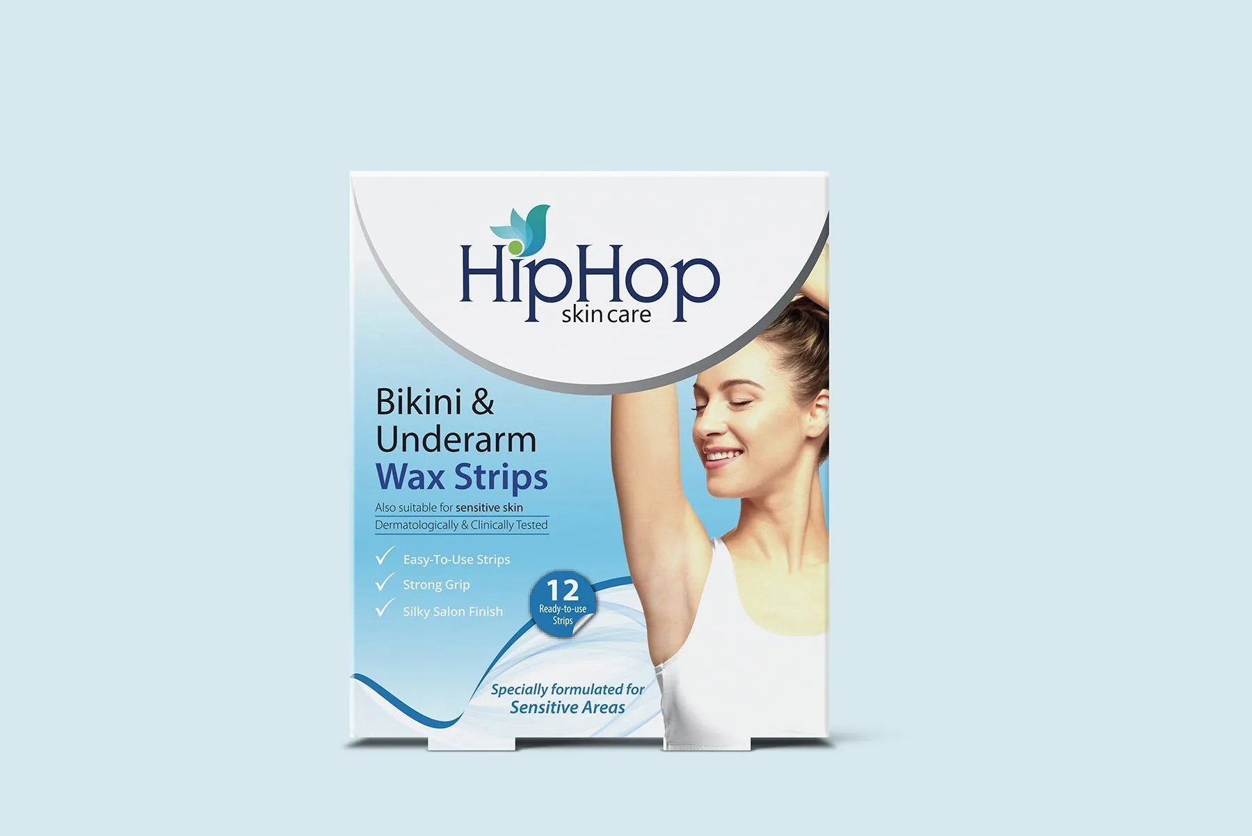 HipHop Bikini & Underarm Wax Strips (Argan Oil, 12 Strips)   Instant Makeup Remover Wipes (Micellar water, 30 Wipes)