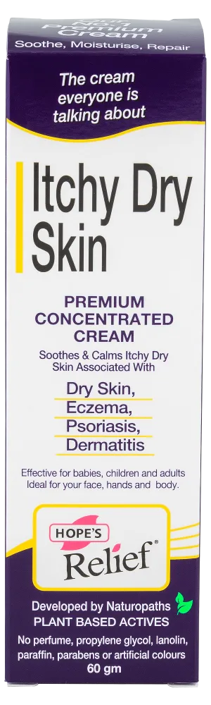 Hopes Relief Itchy Dry Skin Therapeutic Cream 60g