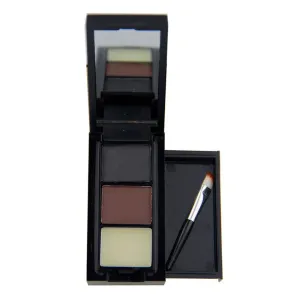 Hot Sale on Professional Eye Shadow Eyebrow Powder   Eyebrow Wax Palette   Brush