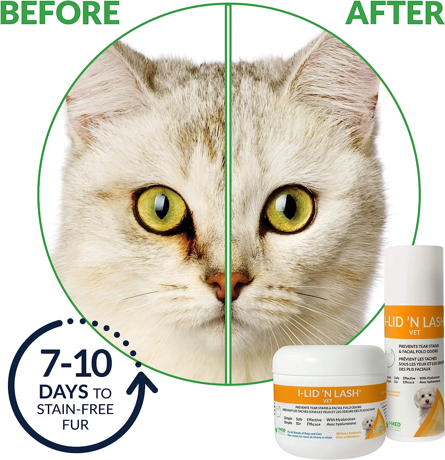 I-LID ’N LASH® VET WIPES