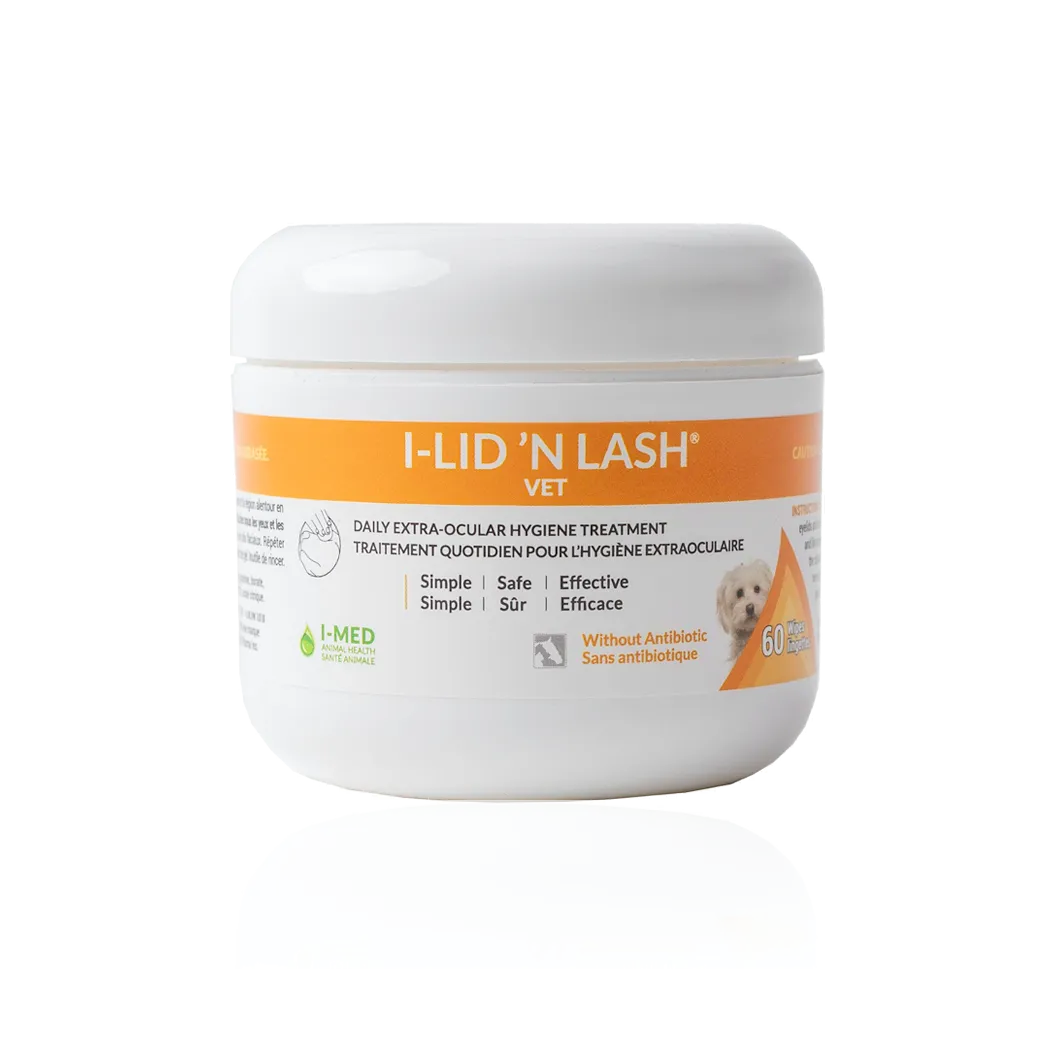 I-LID ’N LASH® VET WIPES