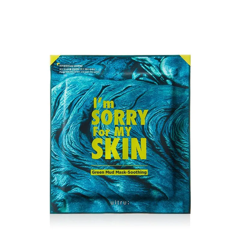 I’m Sorry For My Skin Green Mud Mask-Soothing 18g 10pack
