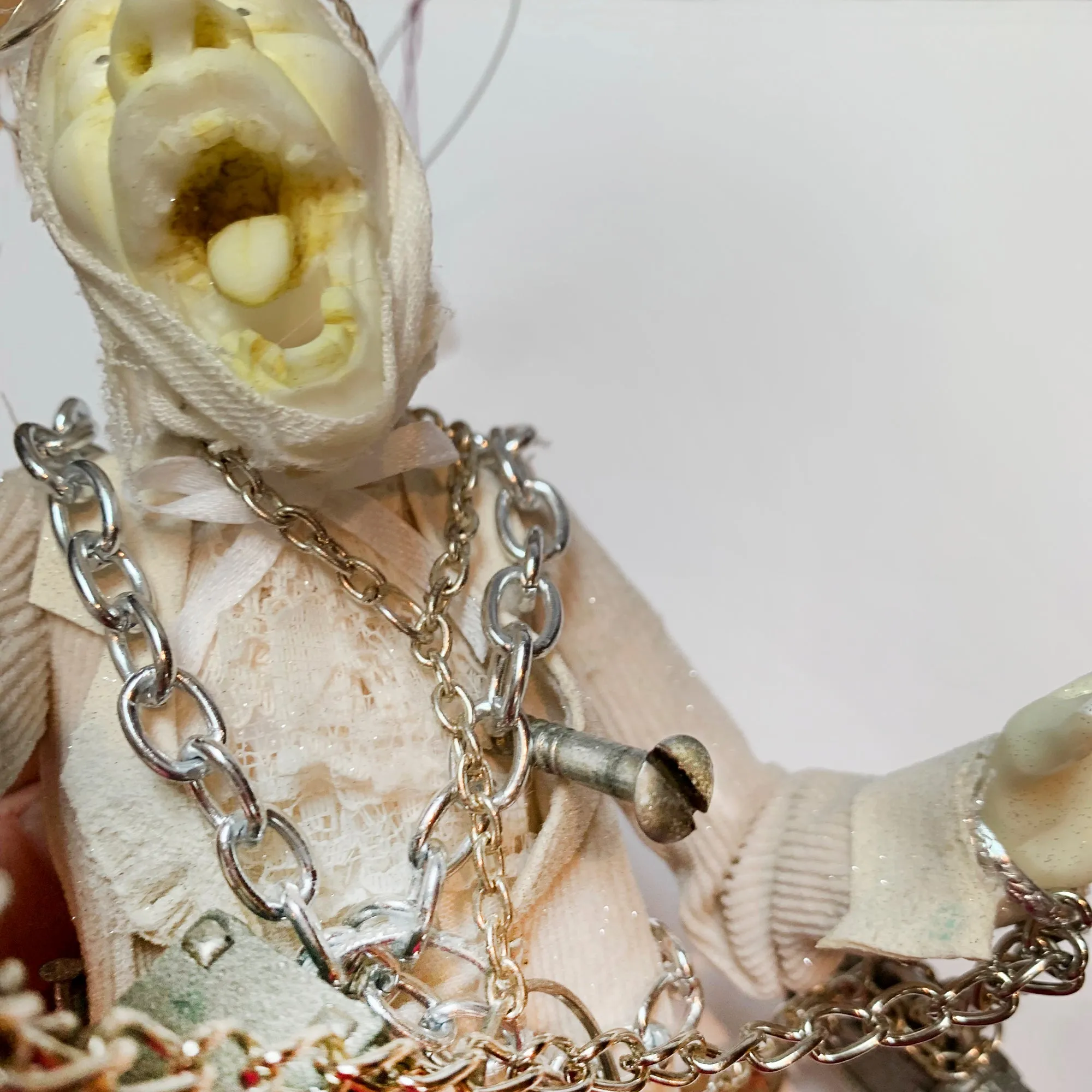 Jacob Marley Christmas Ornament - Glows in the dark - Unique take on Dickens character - Perfect gift for a Christmas Carol collector
