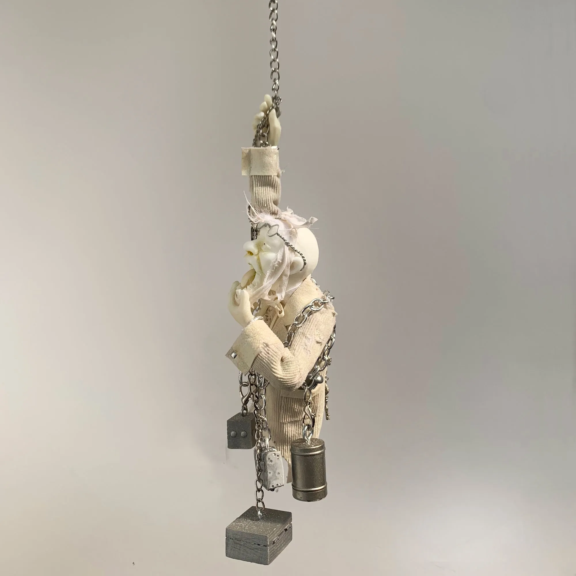 Jacob Marley Christmas Ornament - Glows in the dark - Unique take on Dickens character - Perfect gift for a Christmas Carol collector