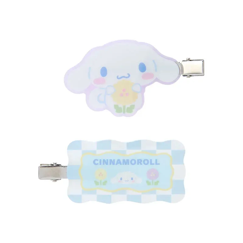 Japan Sanrio - Cinnamoroll Bangs Clip (Pastel Checker)