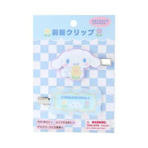 Japan Sanrio - Cinnamoroll Bangs Clip (Pastel Checker)