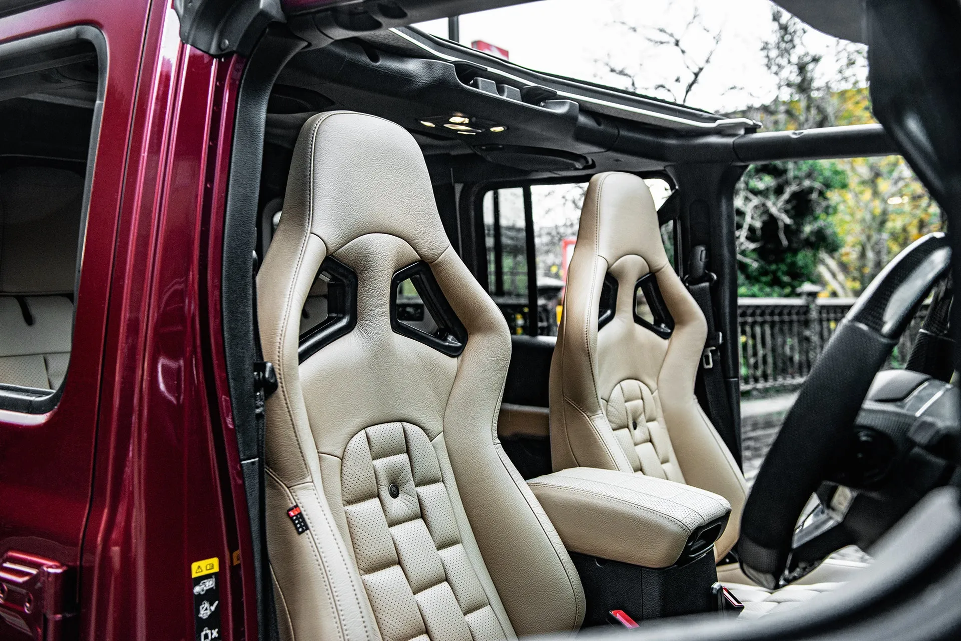 Jeep Wrangler JL 4 Door Leather Sports Interior - Cream Edition