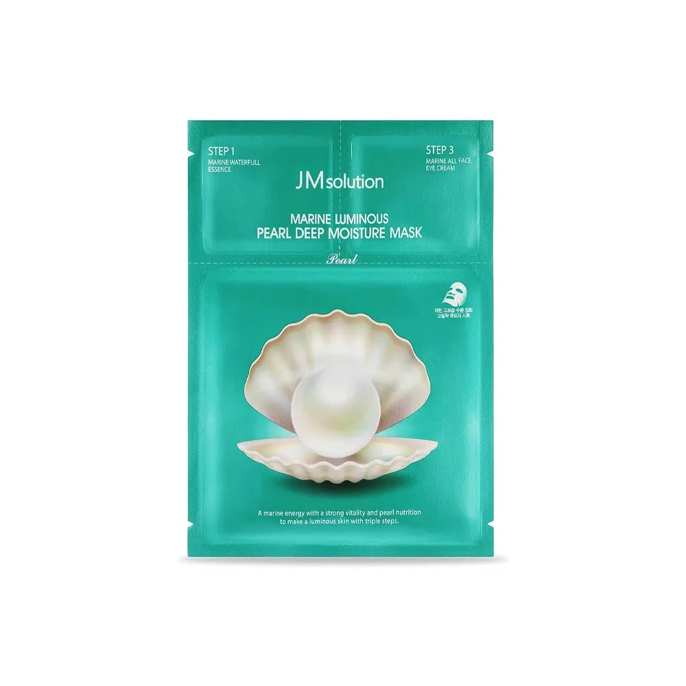 JM Solution Marine Luminous Pearl Deep Moisture Mask 10pcs