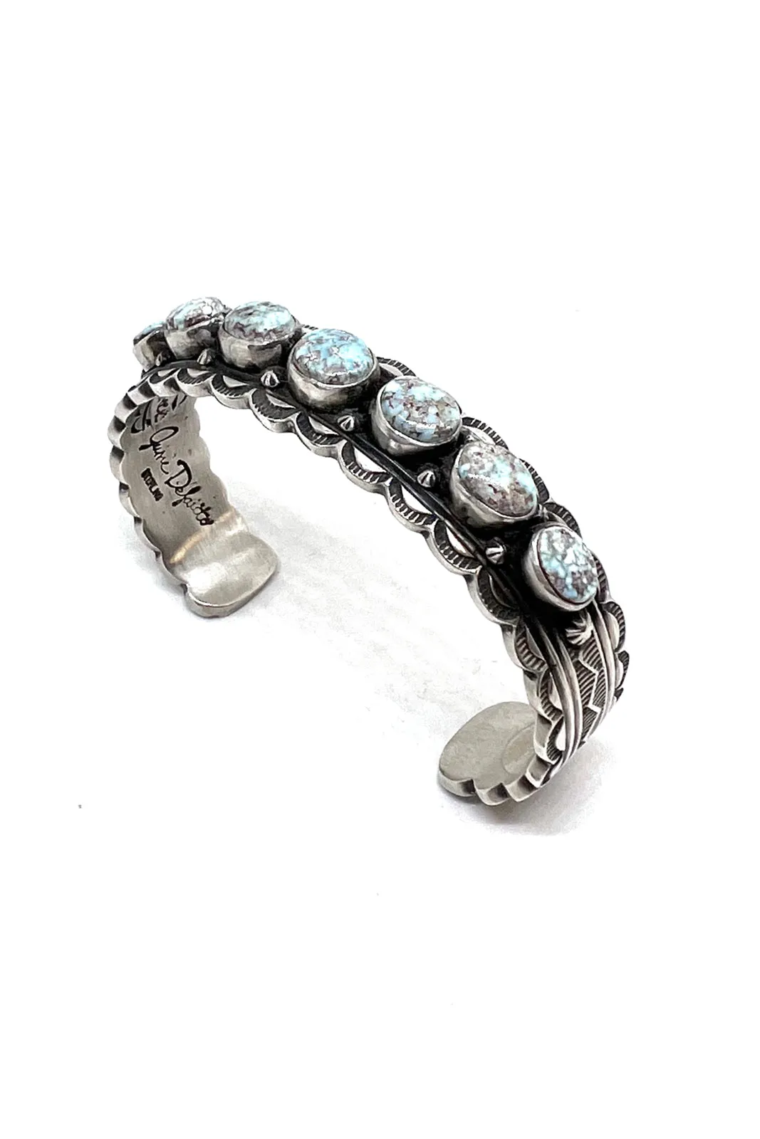 Jume DeFauito Dry Creek Turquoise Row Cuff
