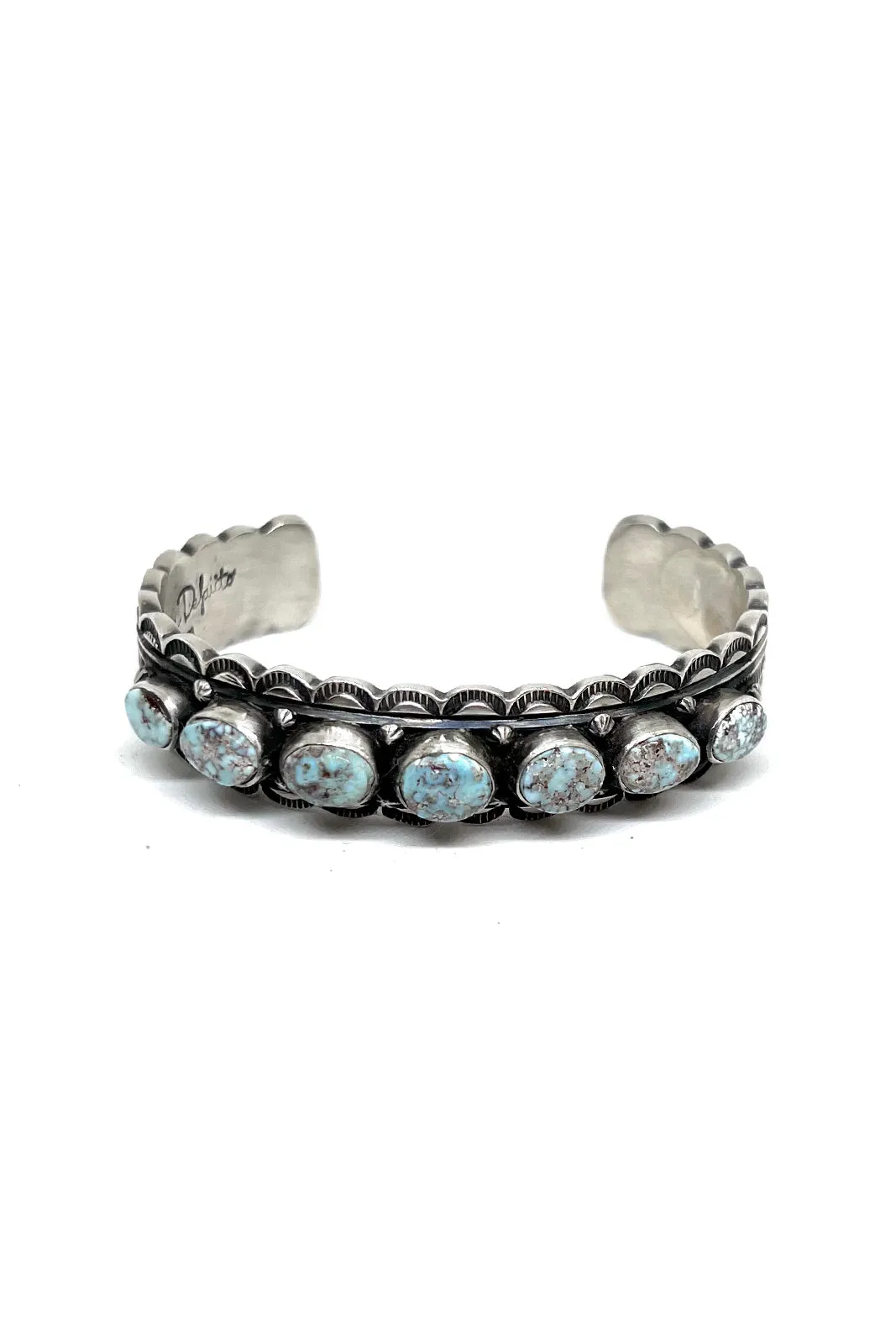 Jume DeFauito Dry Creek Turquoise Row Cuff