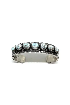 Jume DeFauito Dry Creek Turquoise Row Cuff