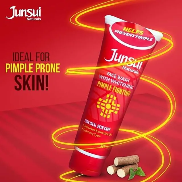 JUNSUI WHITENING FACE WASH PIMPLE FIGHTING 100GM