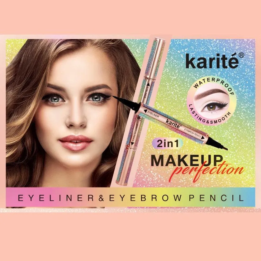 Karite Pretty Eyes Eyeliner   Eyebrow Pencil - 1ml 1ml