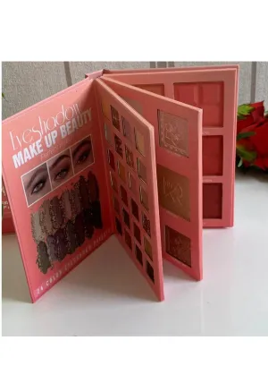 Kerry Rose Makup Kit 24 Eyeshadow & 6 Highlighter & 6 Blusher