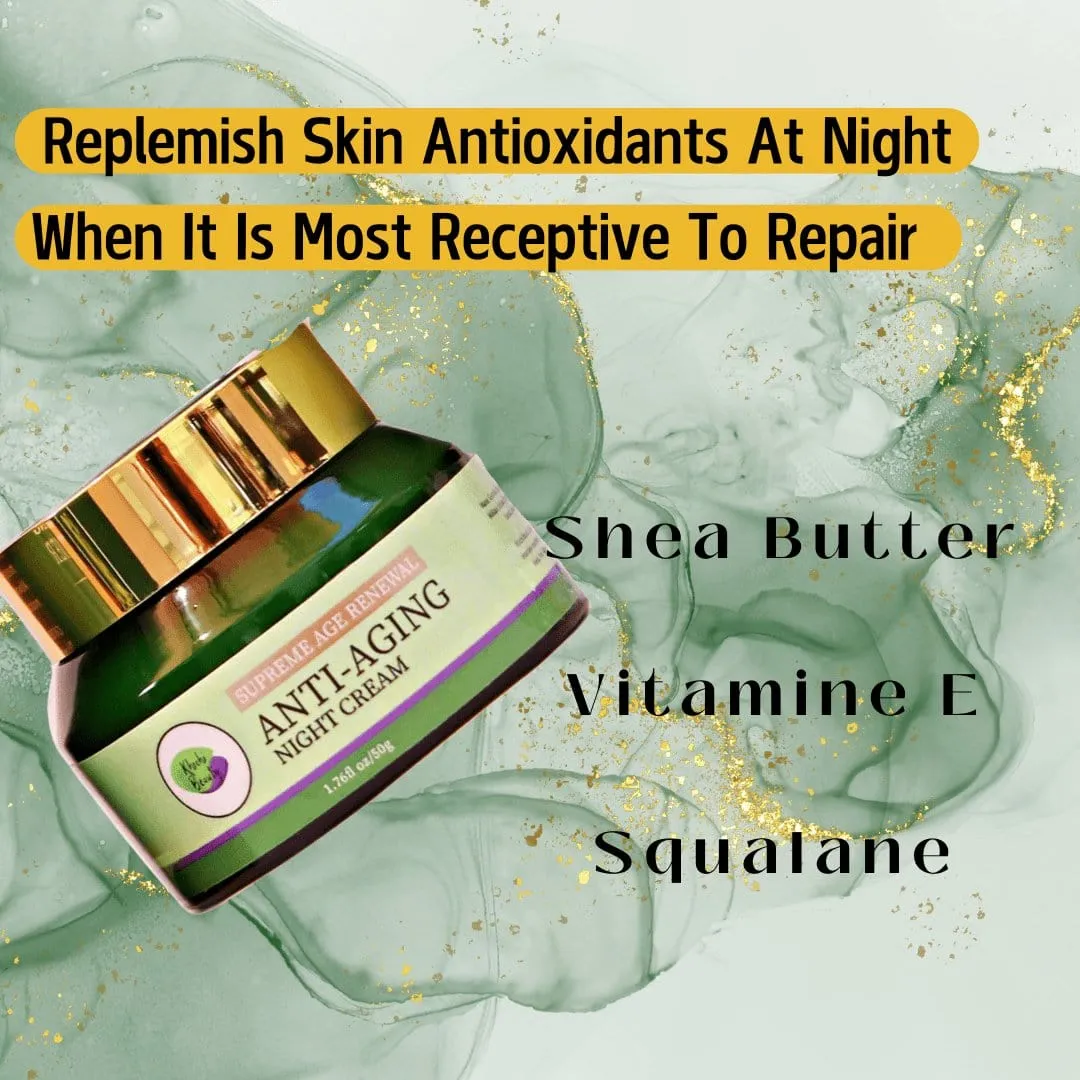 Khichi Beauty 6 pc Supreme Age Renewal Anti-Aging Skincare Set.
