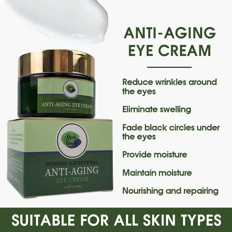 Khichi Beauty 6 pc Supreme Age Renewal Anti-Aging Skincare Set.