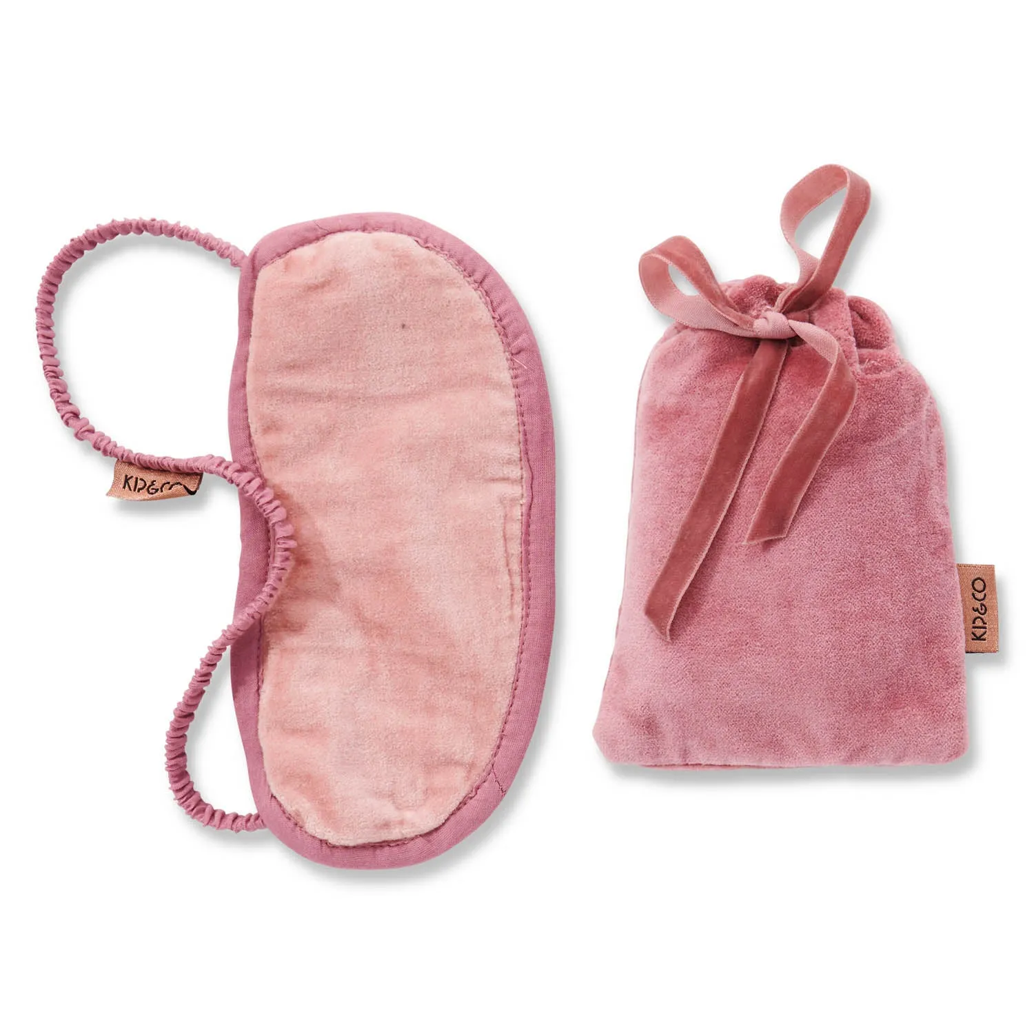 Kip & Co Velvet Eye Mask - Shrimp