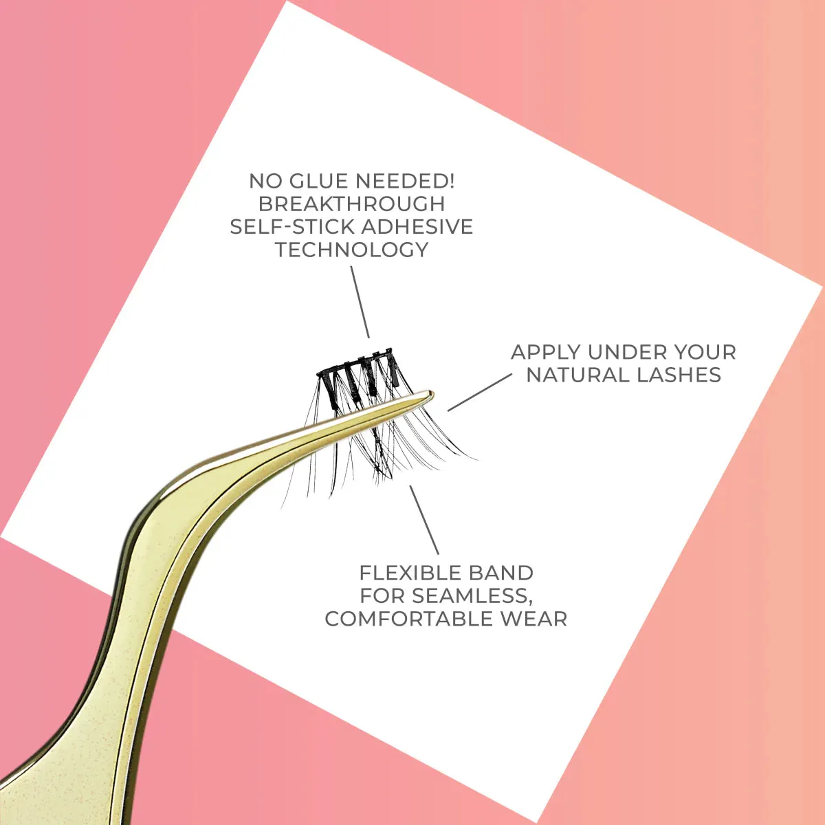 KISS Impress Press on Falsies SPIKY Lash Extensions press & go only 1 step رموش صناعية طرفية خطوة واحدة بدون صمغ