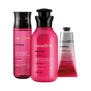 Kit Native Spa Plum: Body Splash Deodorant Cologne   Moisturizing Deodorant Lotion   Deodorant Cream Moisturizing Hands - o Boticario