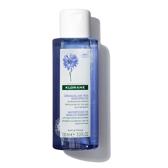 Klorane Waterproof Eye Make-Up Remover with Organically Farmed Cornflower