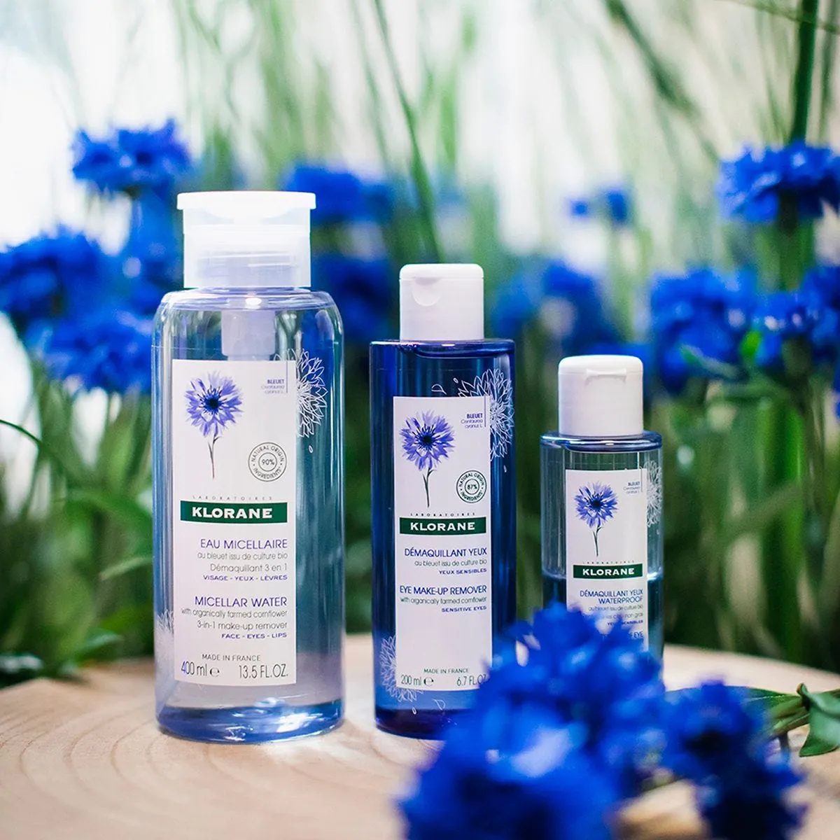 Klorane Waterproof Eye Make-Up Remover with Organically Farmed Cornflower