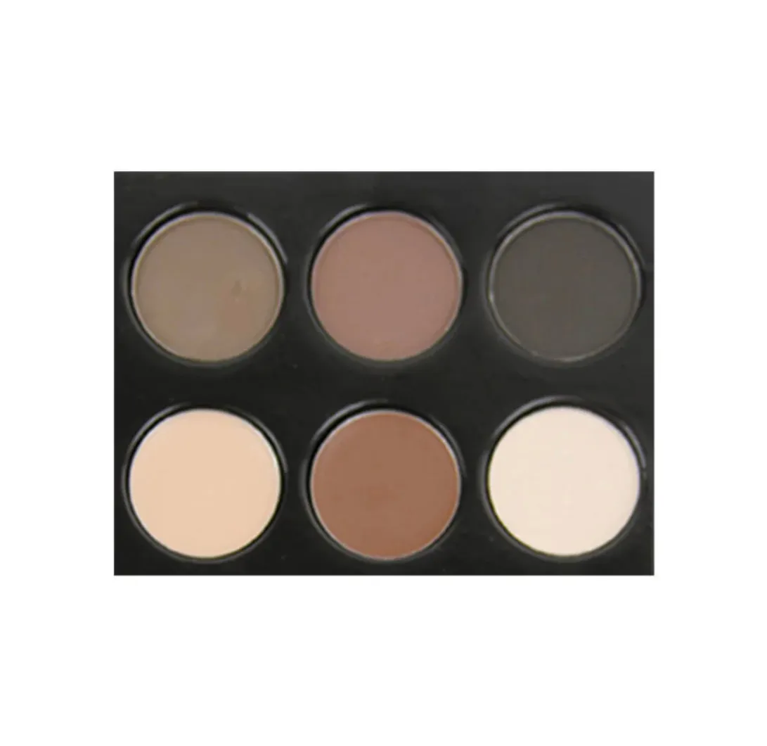 LA COLORS I Love Makeup 13 Piece Set Brow Define & Sculpt Brows Medium To Dark مجموعه تحديد الحواجب